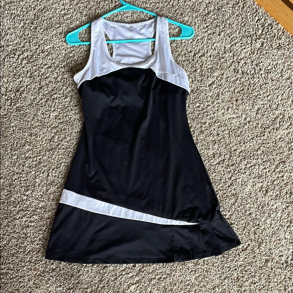 Black and White Athletic Dress